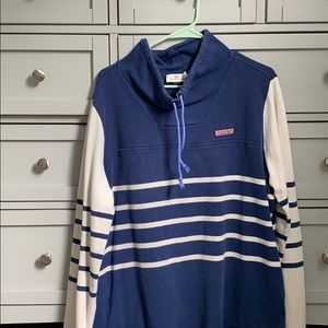 Vineyard vines relaxed funnel neck shep shirt